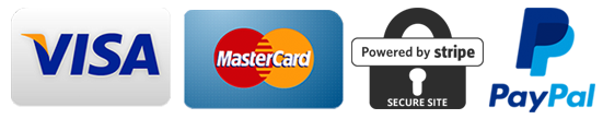 pay with visa, mastercard or paypal